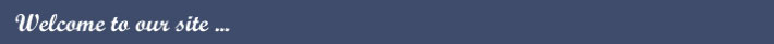 Welcome to our site Welcome to our site