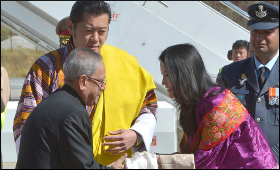 Pranab Bhutan Visit
