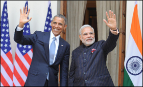 Modi with Obama