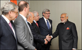 Modi met Canadian bankers