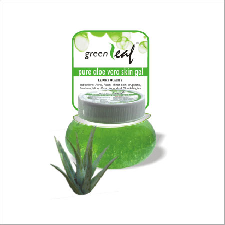 vera aloe gel leaf skin