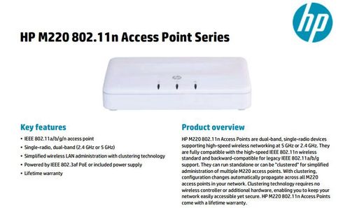 Wireless Access Point Hp M220 In New Delhi Delhi India Msm