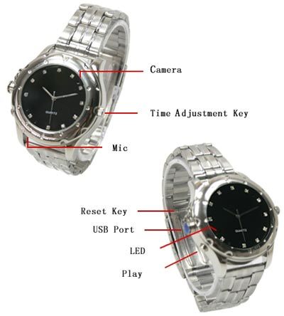 Clock  Cameras on Spy Watch Camera Supplier  Exporter  Ezee Tech  Bangalore  India