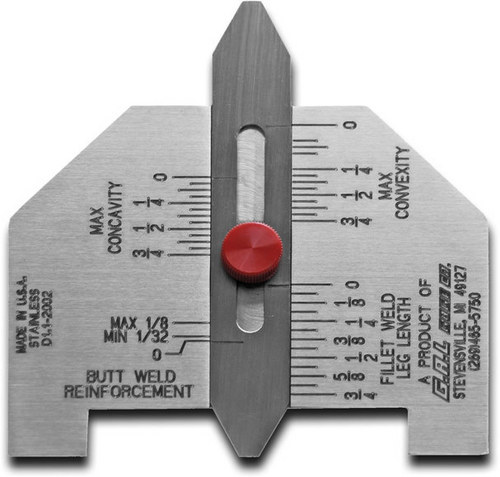 sizes of gauges. Automatic Weld Size Weld Gauge