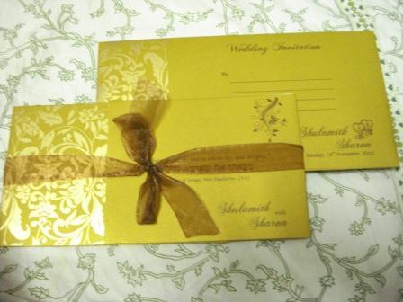 Wedding invitation cards for friends
