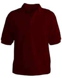 maroon polo shirt school