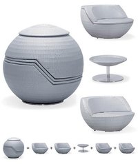 Patio Set Rattan Chairs