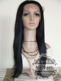 Silky Straight Indian Remy Hair Full Lace Wig