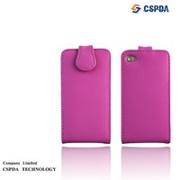 Mobile Phone Genuine Leather Case Covers For Iphone 4
