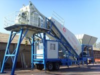 YHZS75A Mobile Concrete Mixing Plant