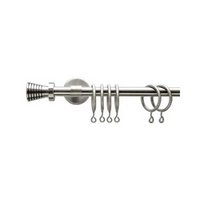 CRL STAINLESS STEEL 1QUOT; DIAMETER SHOWER CURTAIN ROD - CRL CURTAIN