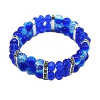 8mm Crystal And Glassbeads Bracelets