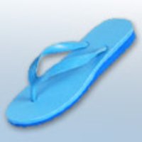 relaxo hawai chappal blue