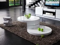 Rotatable Wood Center Table