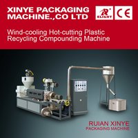Wind Cooling Hot-Cutting Plastic Recycling Compounding Machine