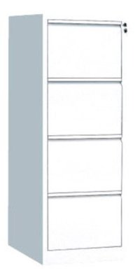 4-Drawer Vertical Filing Cabinet Steel Box Office Furniture