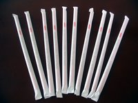 Poly Paper Packaged Drinking Straws