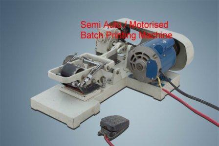 Motorized Batch Printing Machine