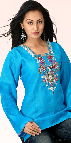 short shirt style kurti