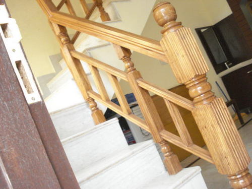 Imported Teak Wooden Stair Railings in Indl. Area Ph-2, Panchkula | Jay Shree Wood Moulders