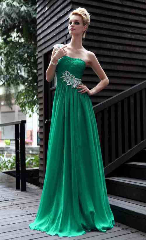 Floor Length One Shoulder Indian  Prom  Dresses  in China 