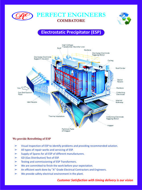 Electrostatic Precipitator Suppliers, Manufacturers & Dealers In