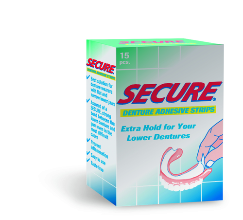 SECURE Denture Adhesive Strips 15pcs in Bengaluru, Karnataka - Group ...