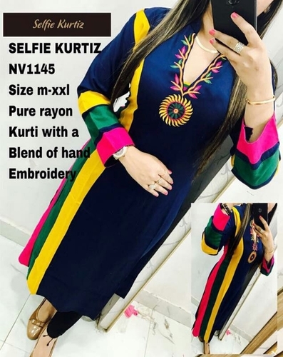 Ladies Selfie Kurtis in Coimbatore, Tamil Nadu - Krizz Tex