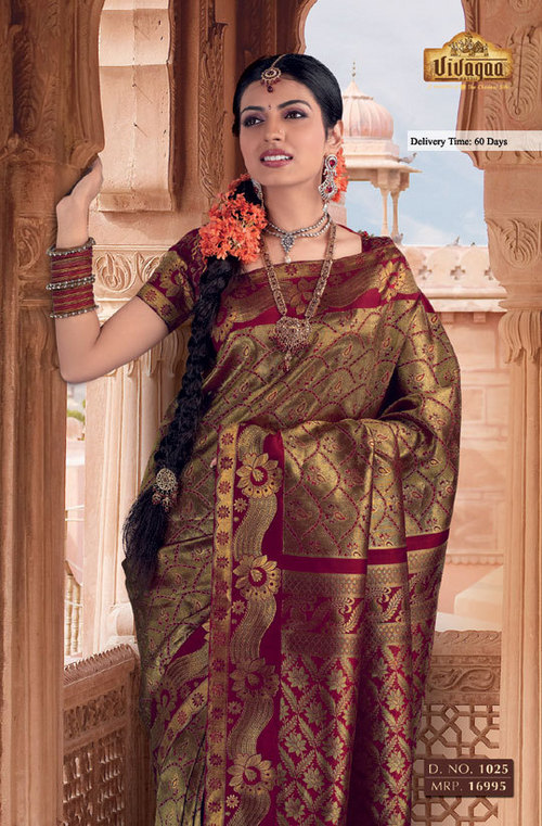 Pure Kanchipuram Silk Saree In Usman Road T Nagar Chennai Exporter And Manufacturer