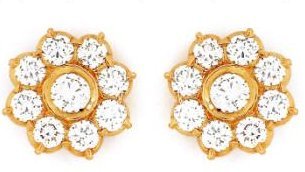 Traditional 7 Stone Diamond Earring Best 2017 7 Stone Diamond Earrings Designs Beautify Themselves With