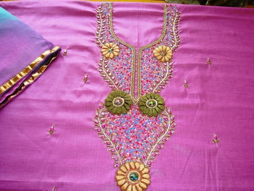 Hand Embroidered Punjabi Salwar Suit in Sahnewal, Ludhiana | Aneja Infocomm