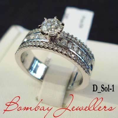 Ladies Solitaire Diamond Ring Designs 1