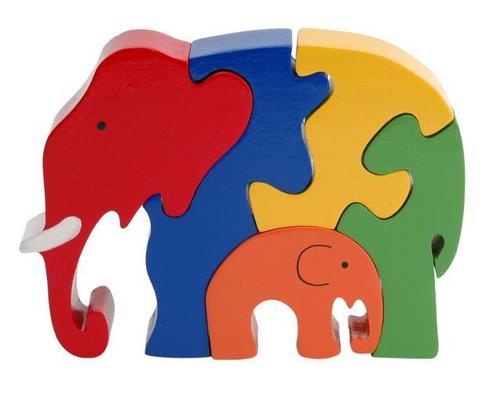 Wooden Jigsaw Puzzle Elephant in Mayapuri - I, New Delhi | RELIANCE