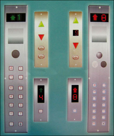 elevator car operation panel