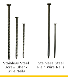 Stainless Steel Twisted Nails in Mumbai, Maharashtra, India - Noble ...