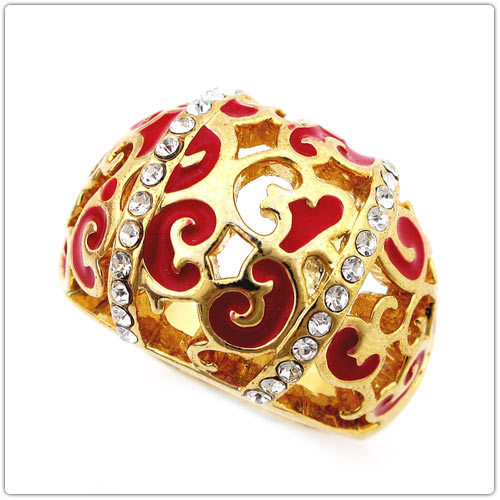 Promotion New Arrival Fashion Jewelry Gold Plated Ring in Yiwu ...