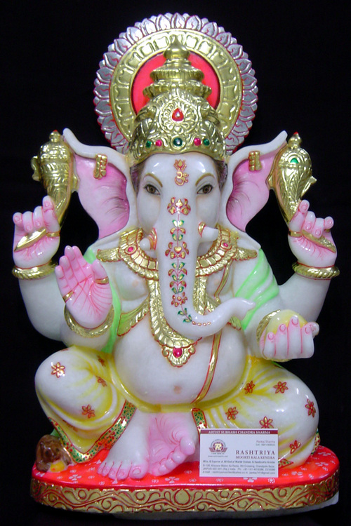 Lord Ganesha Statues in Chandpole, Jaipur, Rajasthan, India - RASHTRIYA ...