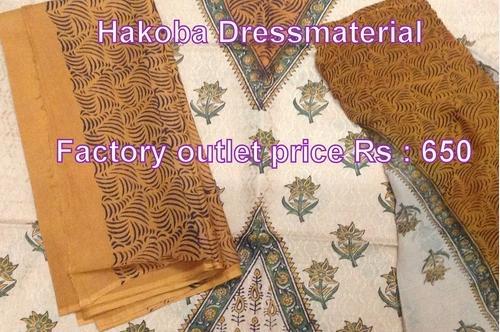 Block Printed Cotton Dress Material in Gandhinagar, Hyderabad ...