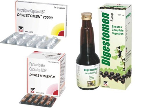 Digestomen (Digestive Enzymes) Syrup and Capsules in