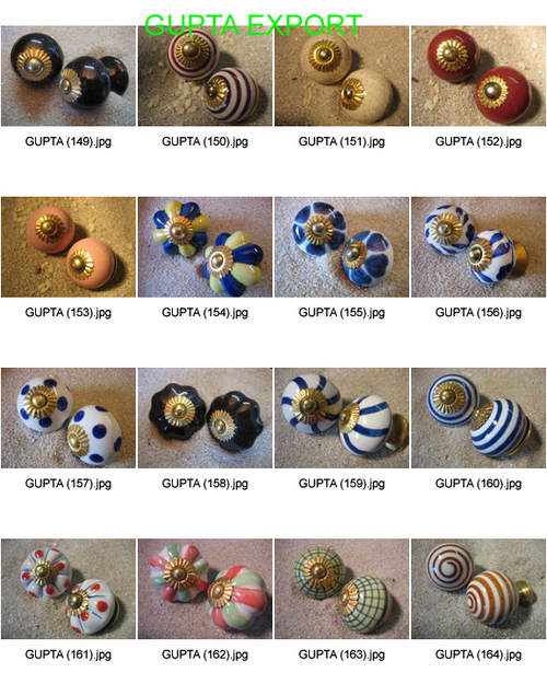 Ceramic Drawer knobs in Jodhpur, Rajasthan GUPTA HANDICRAFTS