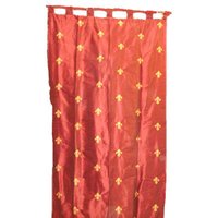 Sterling Embroidered Silk Curtains &amp; Drapes from Half Price Drapes