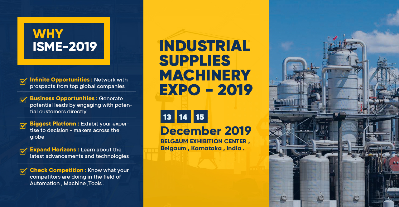 INDUSTRIAL SUPPLIES MACHINERY EXPO - 2019