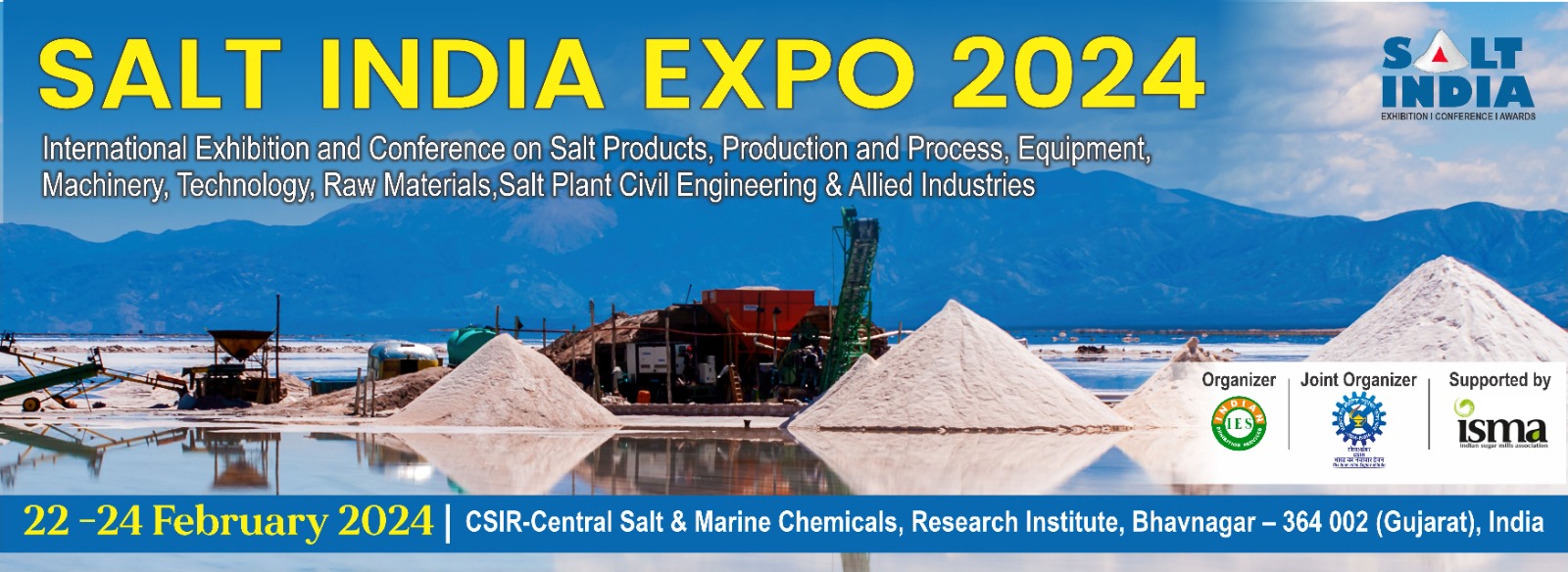 Salt India Expo 2024 International Salt Conference & Chemicals