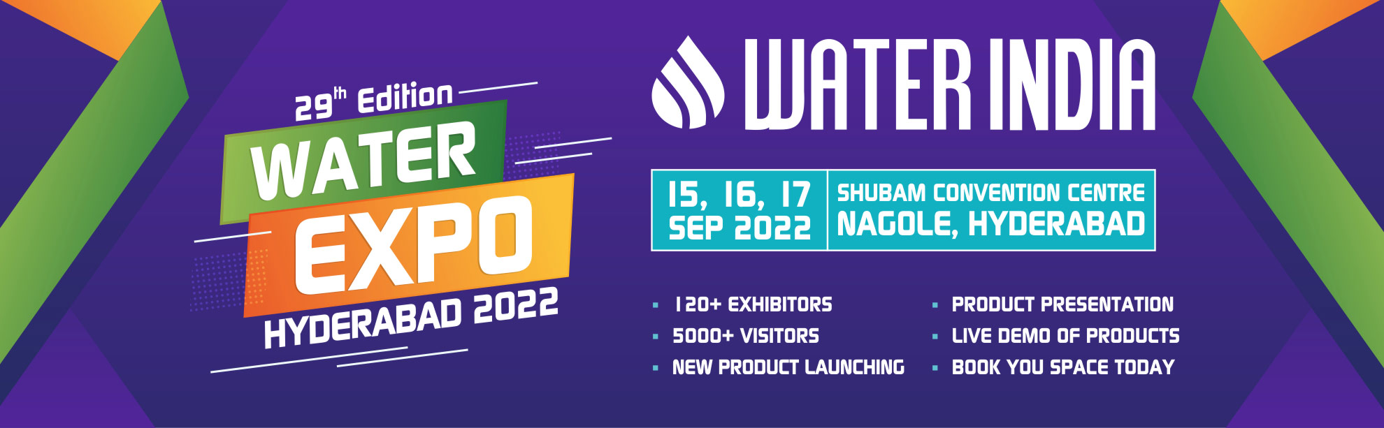 WATER INDIA - WATER EXPO- Hyderabad 